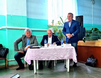 Сход жителей в п. Алтынай