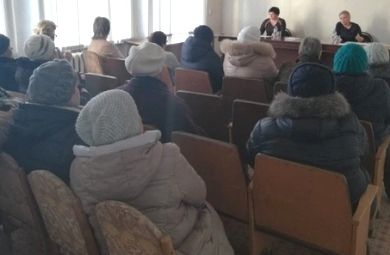 Встреча в с. Новопышминское