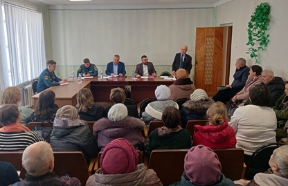 Сход граждан в с. Новопышминское