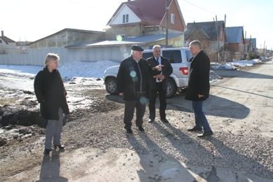 Выезд на объекты дорог