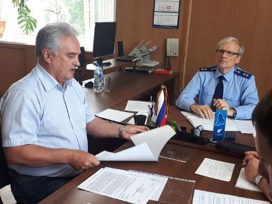 Встреча с Прокурором Свердловской области